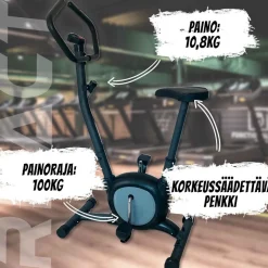 Kuntopyörä React R111 max.100kg