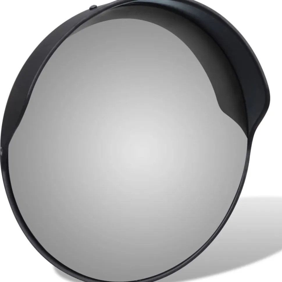 Kupera liikennepeili ulkokäyttöön PC-muovi 30 cm musta