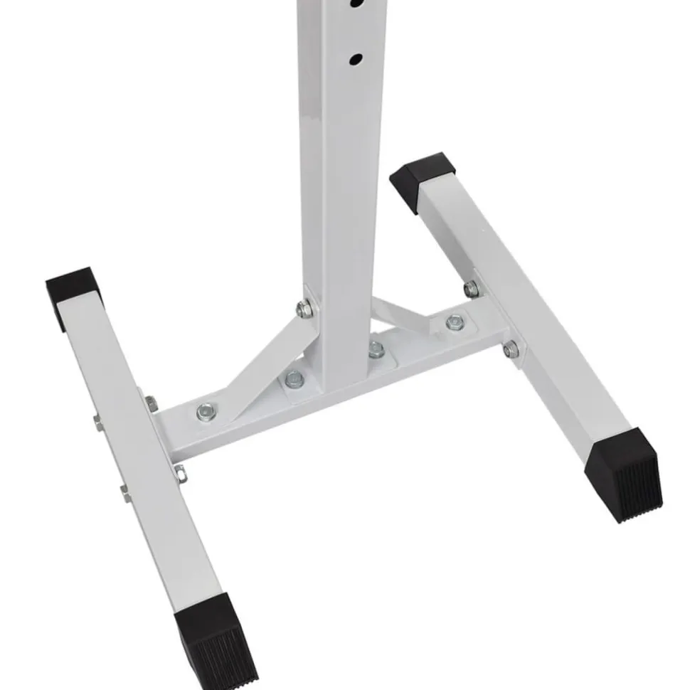 Kyykkyteline levytanko- ja käsipainosarjalla, 60.5kg