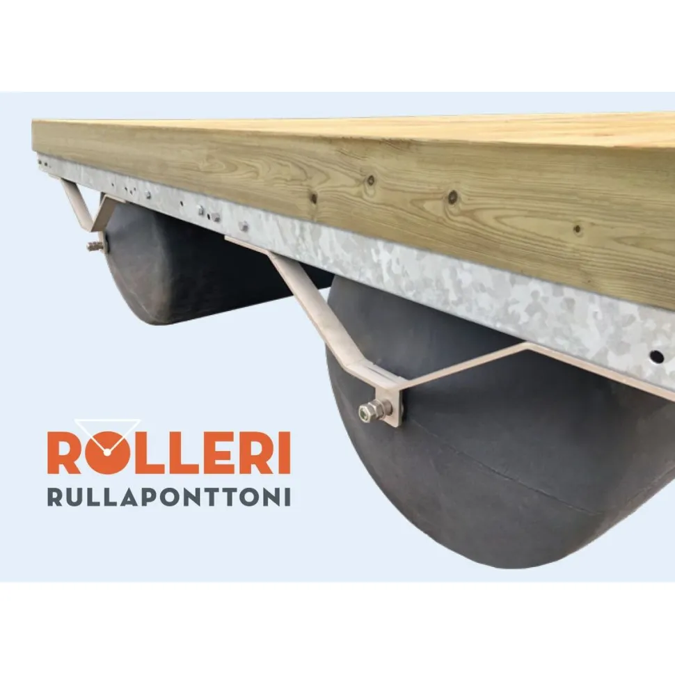 Laituri PW-Spa Teräs-äijä, 1.2x4.8m + 3.7x2.4m