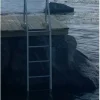 Laituritikkaat 7 askelmaa 195 cm anodisoitu alumiini