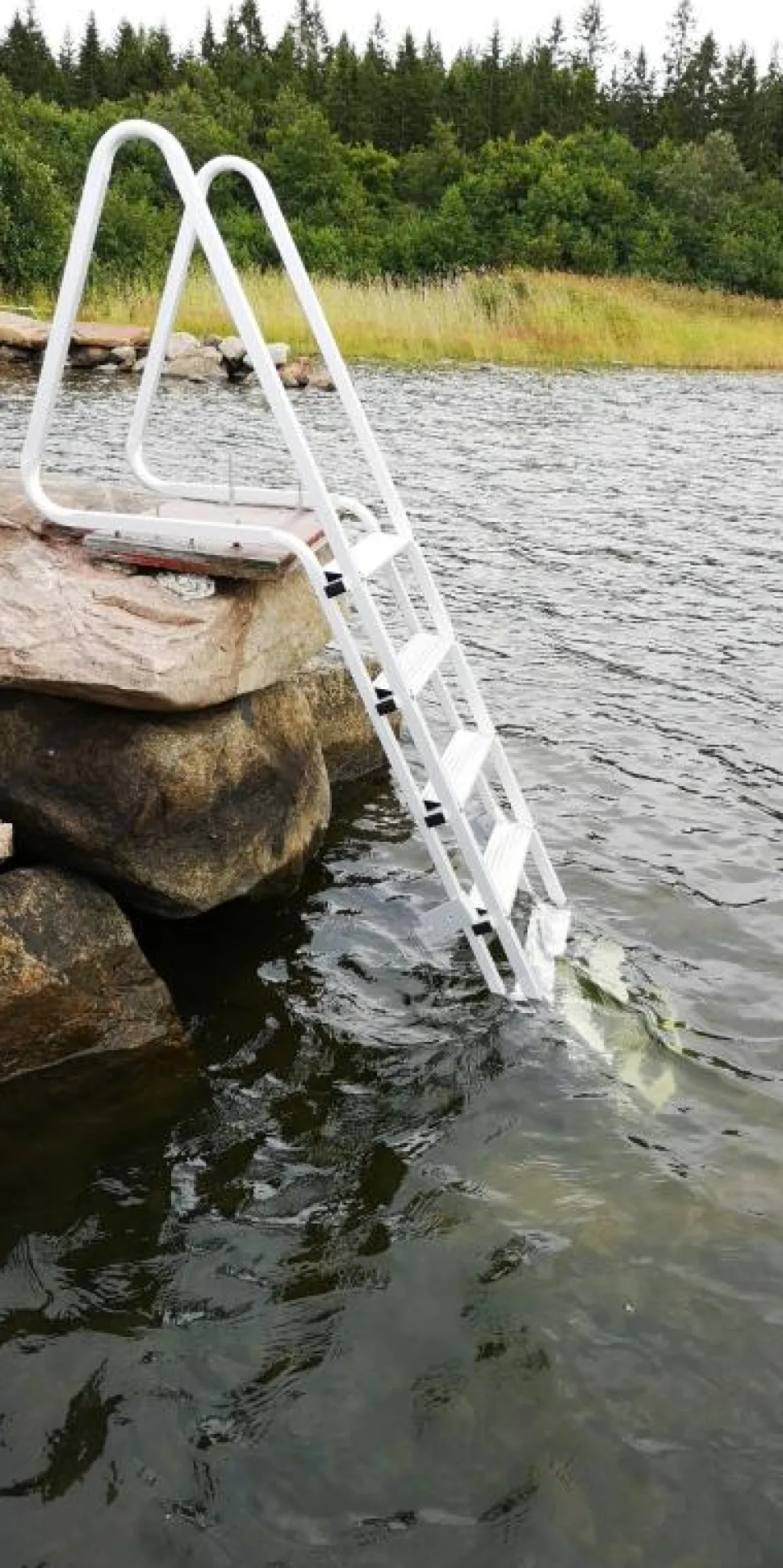 Laituritikkaat kallistetut 7 askelmaa alumiini