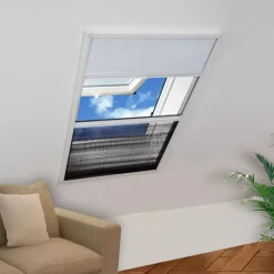 Laskostettu hyönteisverkko ikkunaan 60x80 cm alumiini