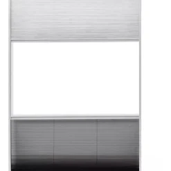 Laskostettu hyönteisverkko ikkunaan 60x80 cm alumiini