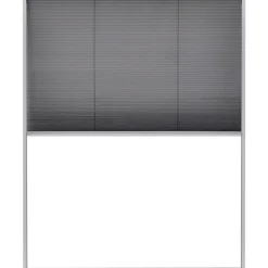 Laskostettu hyönteisverkko ikkunaan 80x100cm alumiini