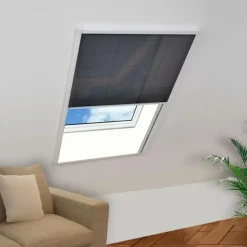 Laskostettu hyönteisverkko ikkunaan 80x100cm alumiini