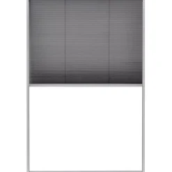 Laskostettu hyönteisverkko ikkunaan 80x120cm alumiini