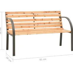 Lasten puutarhapenkki 81 cm kiinankuusi