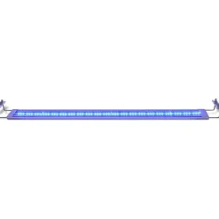 LED-akvaariovalo 120-130 cm alumiini IP67