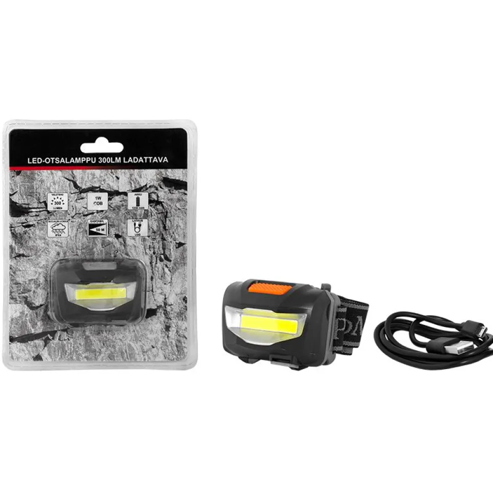 Led-otsalamppu ProMaster 300 lm ladattava