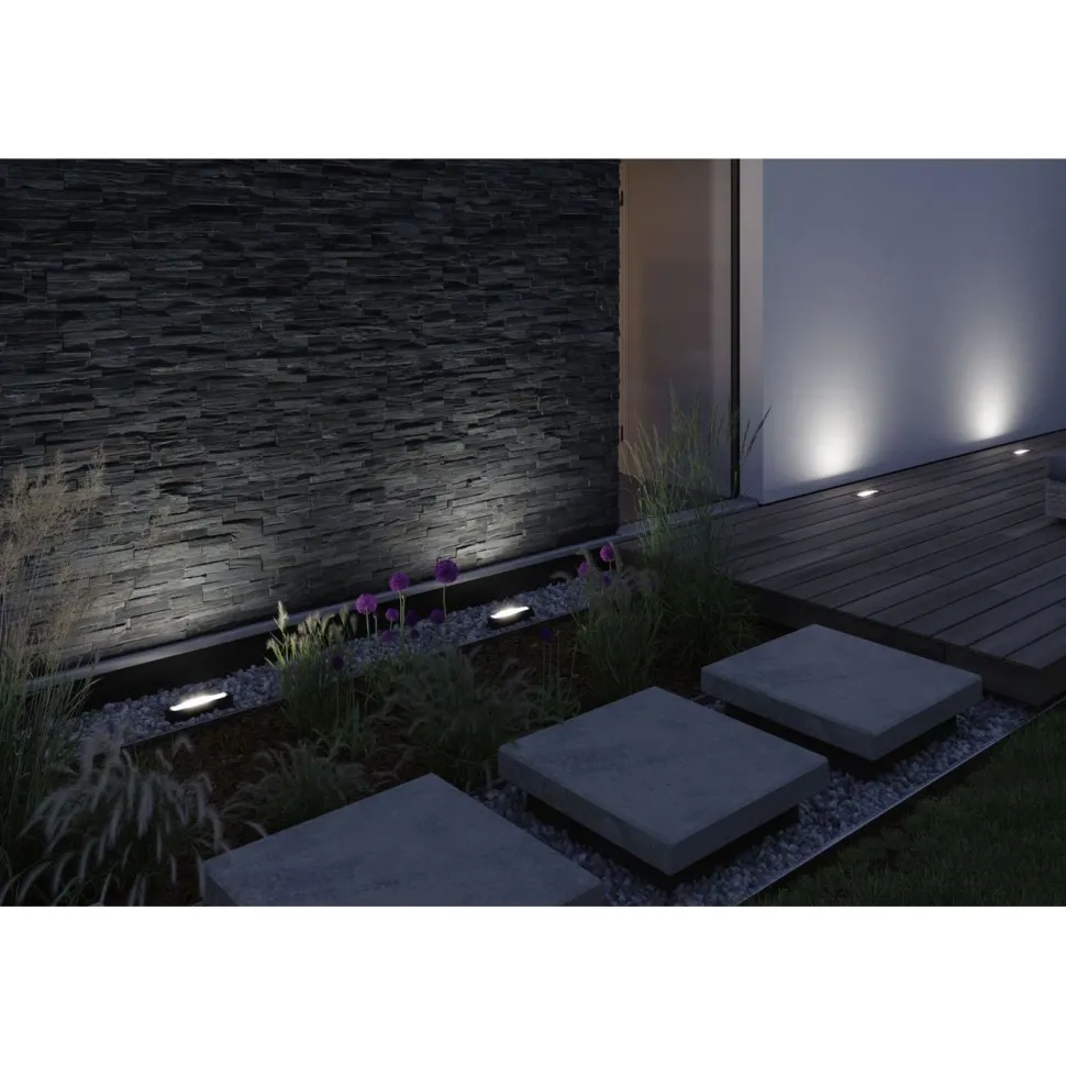 LED-terassivalaisin Paulmann Ito, IP67, 252x49mm, 3000K, antrasiitti