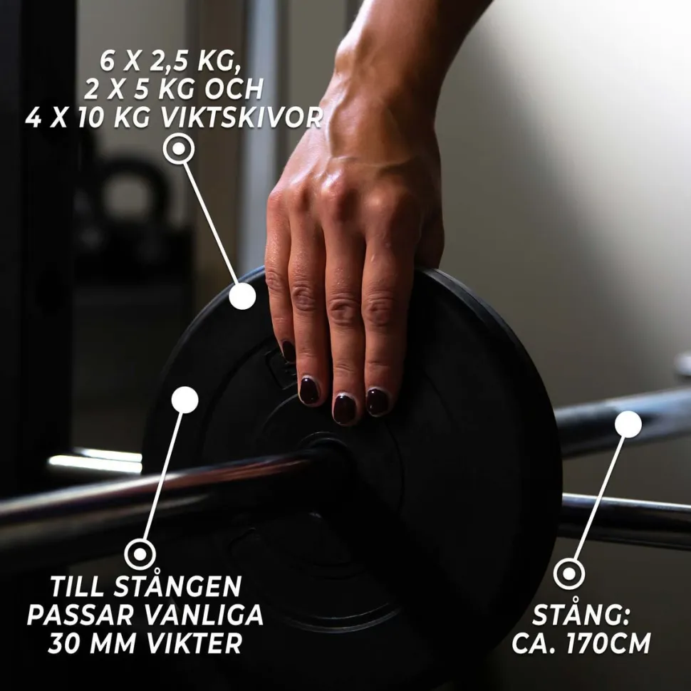 Levytankosarja Fit'n Shape 75kg