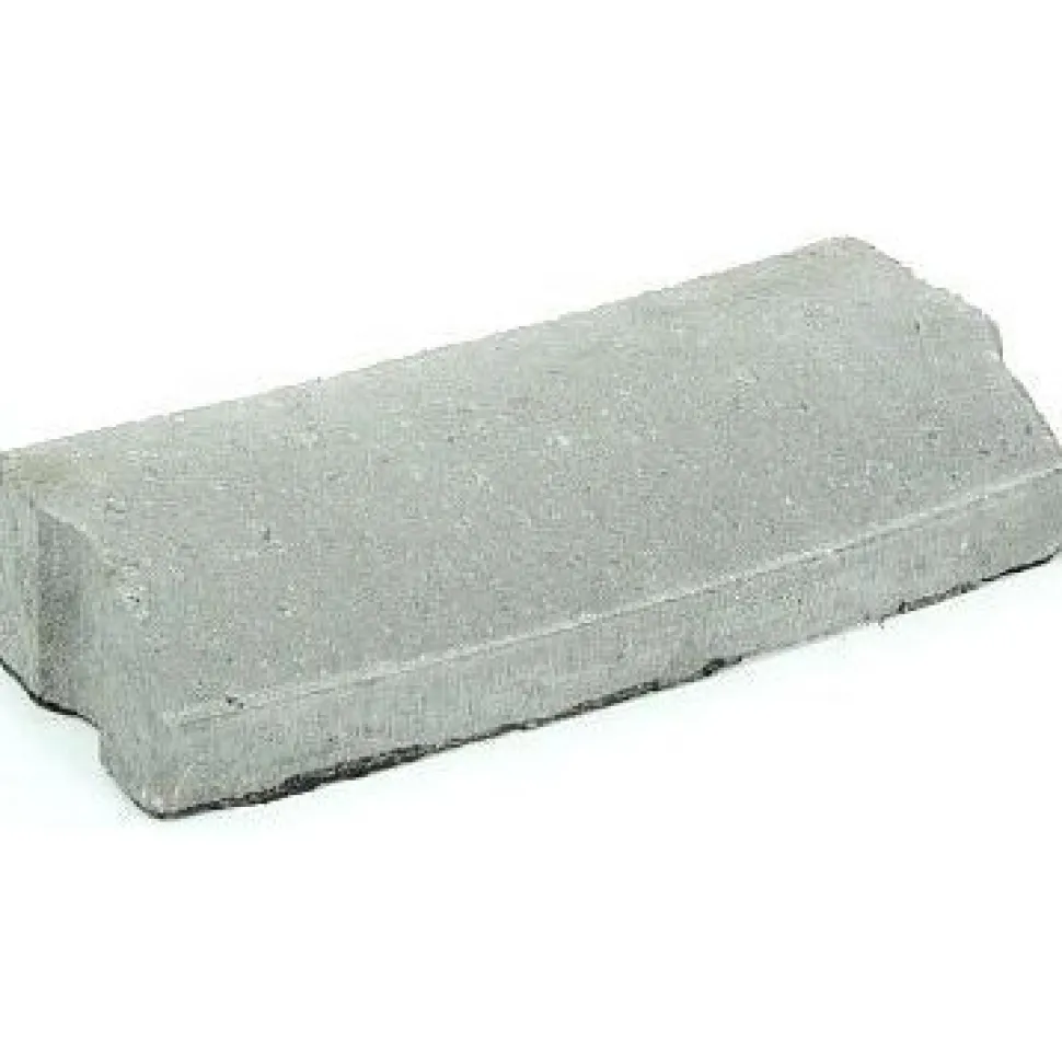 Liimattava reunakivi Rudus kaarre R2500 kupera 390x130x80 mm sileä harmaa