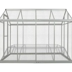 Lintuhäkki, alumiini, 178x242x192cm