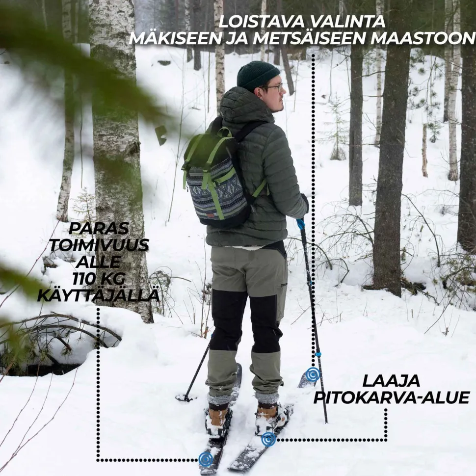 Liukulumikengät Trekker 145cm