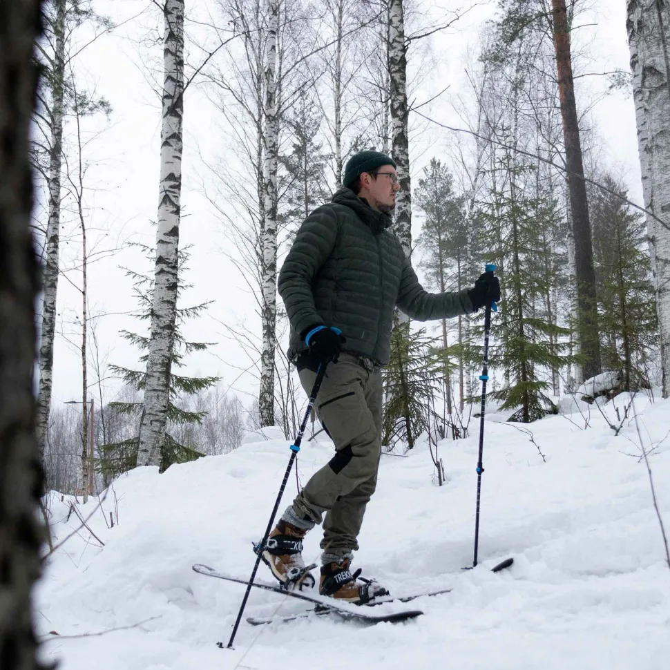 Liukulumikengät Trekker 130 cm + siteet