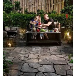 Loimuliuskekivi Lakka 80 264x490 mm hiilenmusta
