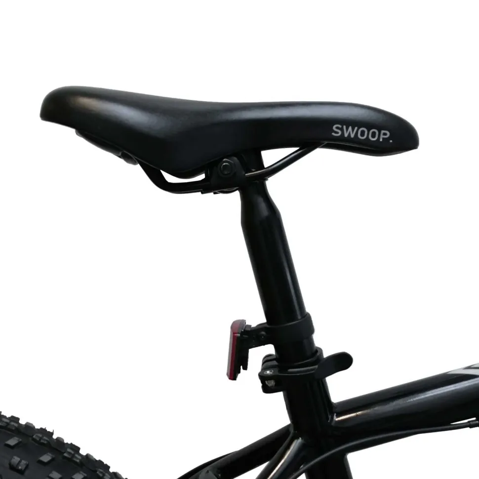 Maastopyörä Swoop Fatbike Tourer, 26x4", 7 vaihdetta, musta