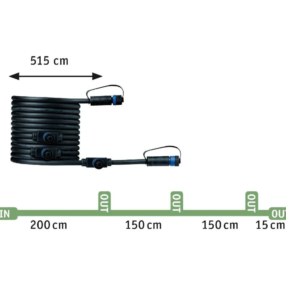 Maavalaisinsarja Paulmann Plug & Shine Mini Ø55mm 3-osainen teräs