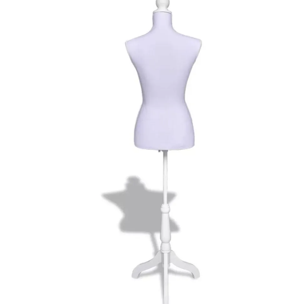 Mallinukke naisen torso valkoinen