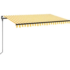 Manuaalisesti sisäänkelattava markiisi 1 300x250 cm sininen/valkoinen