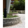 Muurikivi Rudus Muurikko kansikivi 235x235x100 mm sileä harmaa