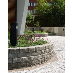 Muurikivi Rudus Muurikko kansikivi 235x235x100 mm sileä harmaa
