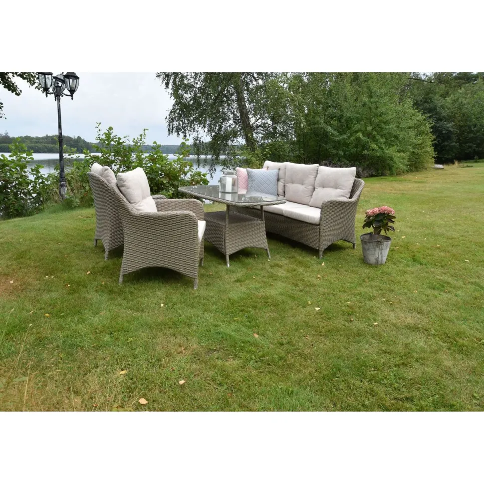 Oleskeluryhmä Baltic Garden Bristol, 3+1+1-istuttava, beige