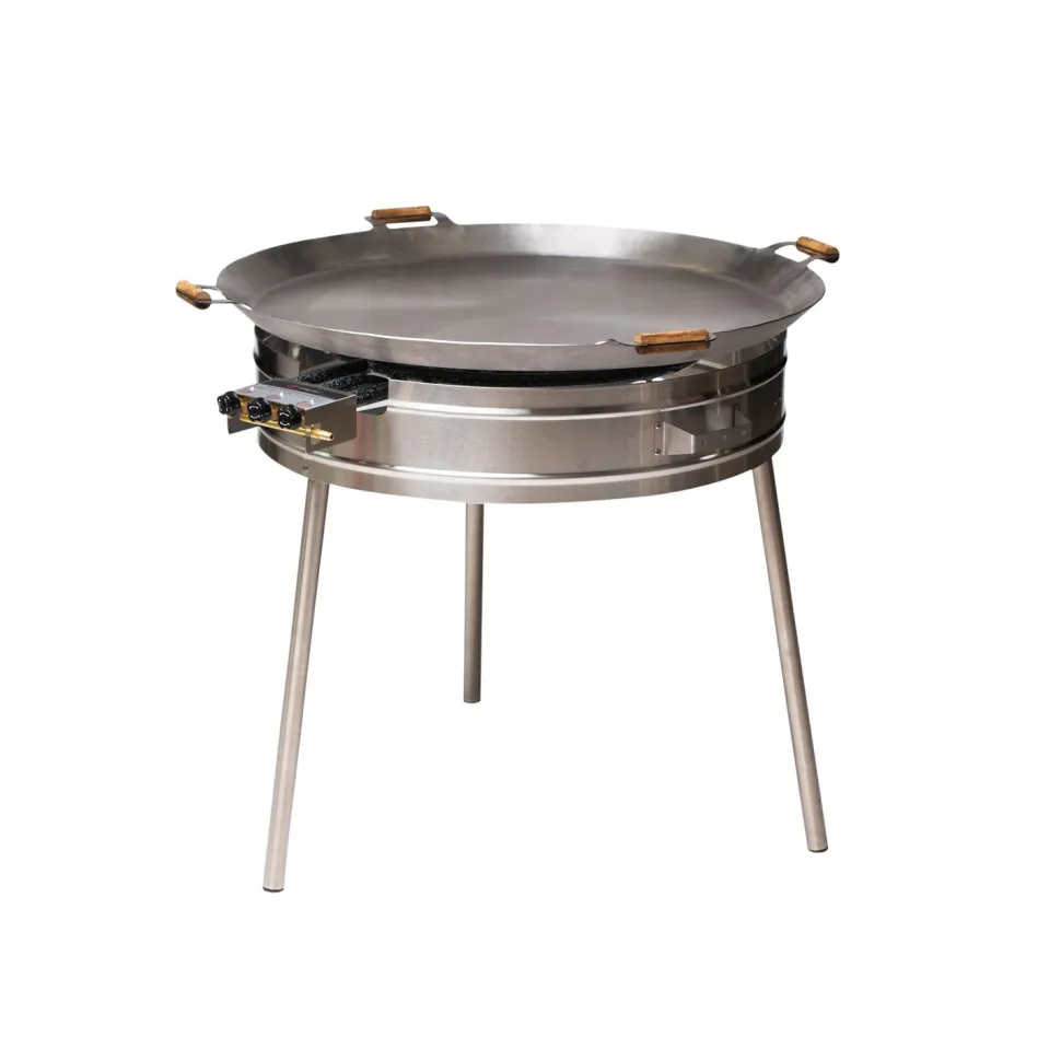 Paellasetti GrillSymbol Expert-960 Ø96cm kaasupoltin säädinletkusetti teräs