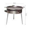 Paellasetti GrillSymbol PRO-960 Light Ø 96 cm B-600 kaasupoltin säädinletkusetti