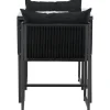 Parvekeryhmä Venture Home Noto, 120x60cm Noto-pöytä + 2 Noto-tuolia, musta