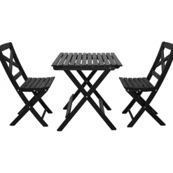 Parvekesetti Baltic Garden Wilma 65x65cm pöytä + 2 tuolia er värejäa