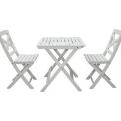 Parvekesetti Baltic Garden Wilma 65x65cm pöytä + 2 tuolia er värejäa