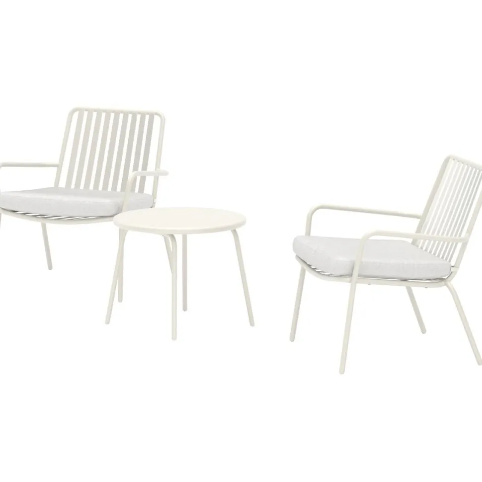 Parvekesetti Venture Home Mykonos, ø50cm, 2-istuttava, beige