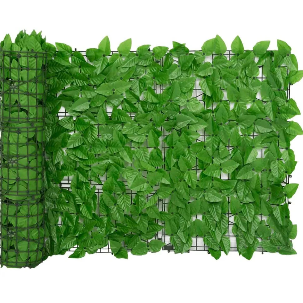 Parvekkeen näköeste vihreillä lehdillä 600x75 cm