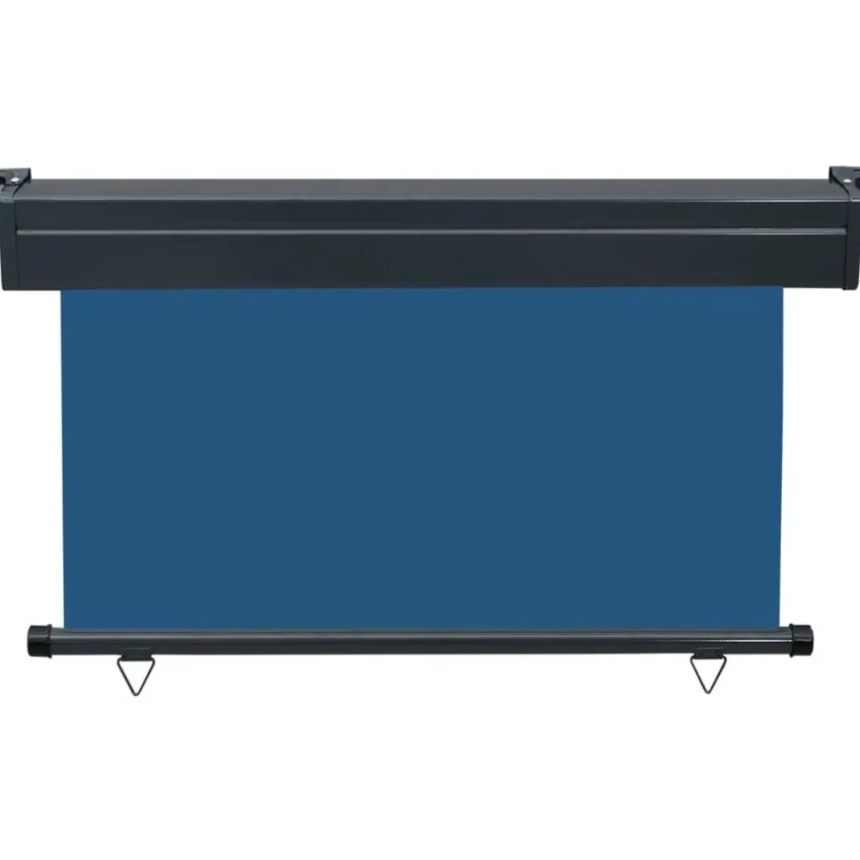 Parvekkeen sivumarkiisi 125x250 cm sininen