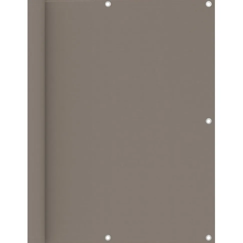 Parvekkeen suoja harmaanruskea 120x600 cm oxford kangas