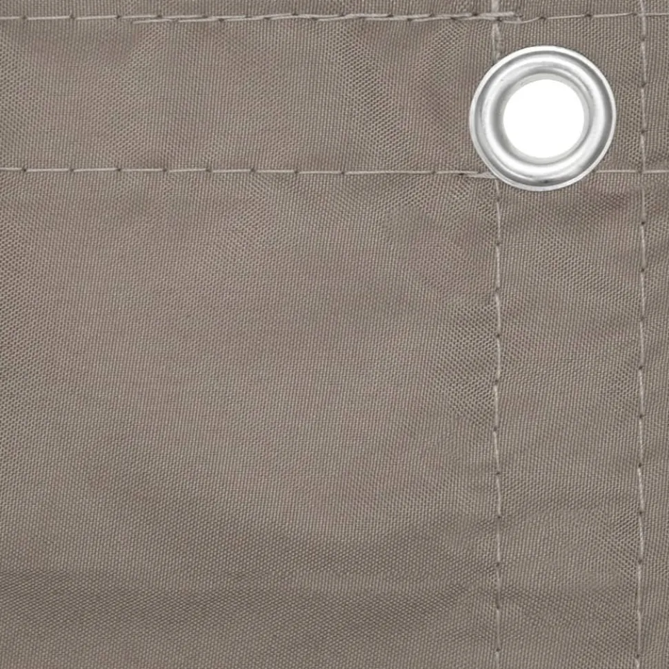 Parvekkeen suoja harmaanruskea 120x600 cm oxford kangas