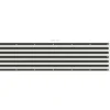 Parvekkeen suoja hdpe 75x300 cm antrasiitti ja valkoinen