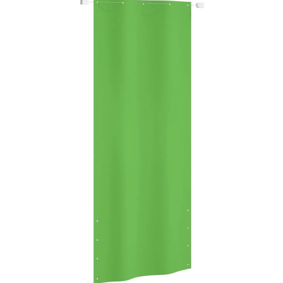 Parvekkeen suoja 120x240 cm Oxford-kangas vaaleanvihreä
