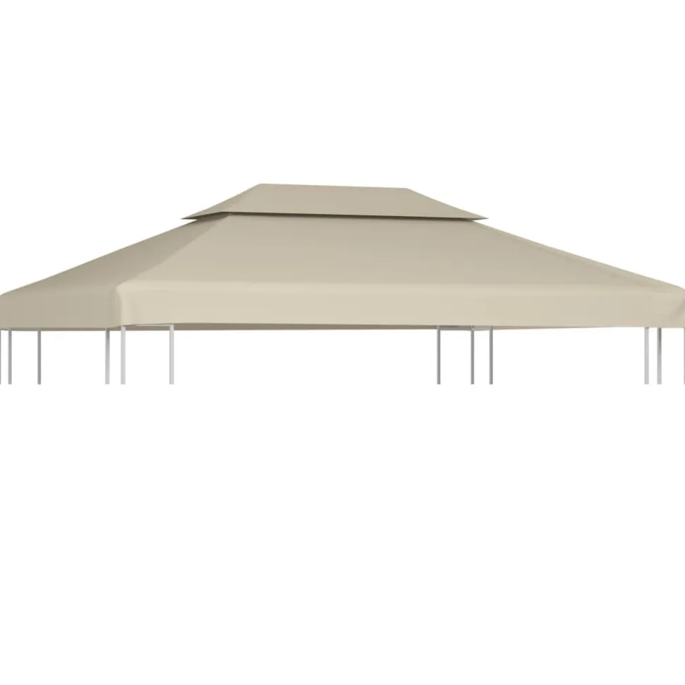 Paviljongin kangaskatto 310g/m² beige 3x4m