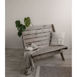 Penkki EcoFurn TuplaGranny 2.0 mänty harmaa