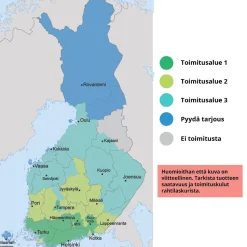 Perennamulta Kekkilä eri kokoja