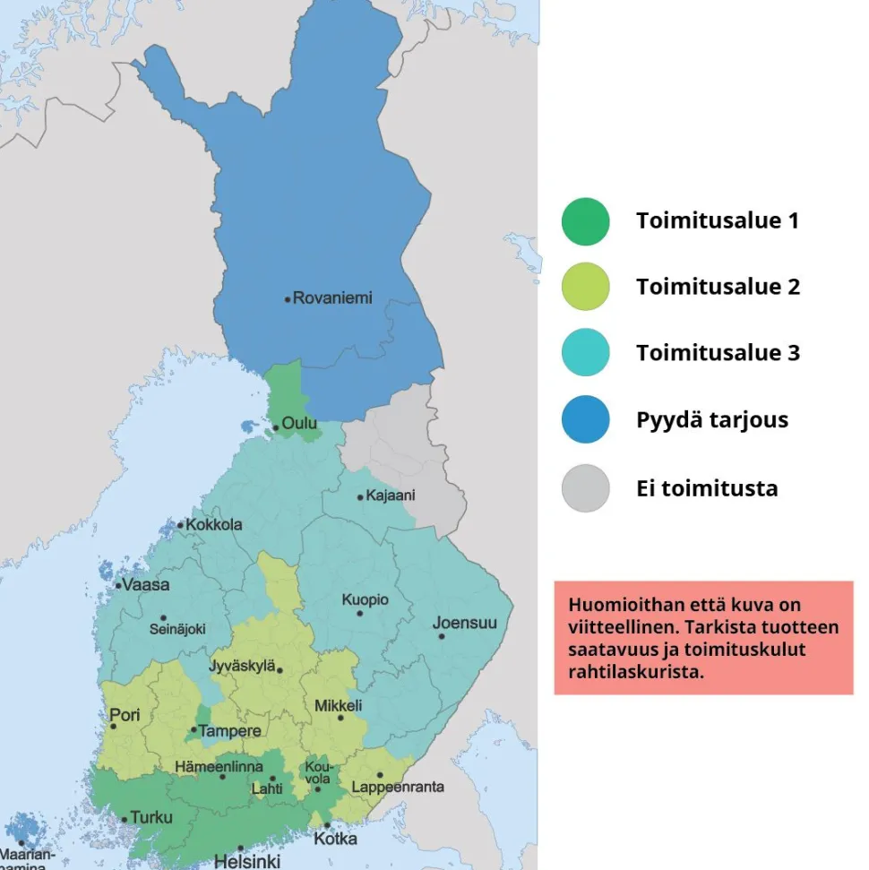 Perennamulta Kekkilä eri kokoja