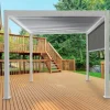 Pergola Home4You Mirador-111, 300x400cm, valkoinen