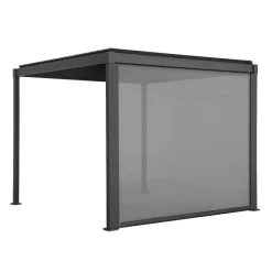 Pergolan rullakaihdin Home4You Mirador-80/88(3m), 27,9x22,45cm, harmaa