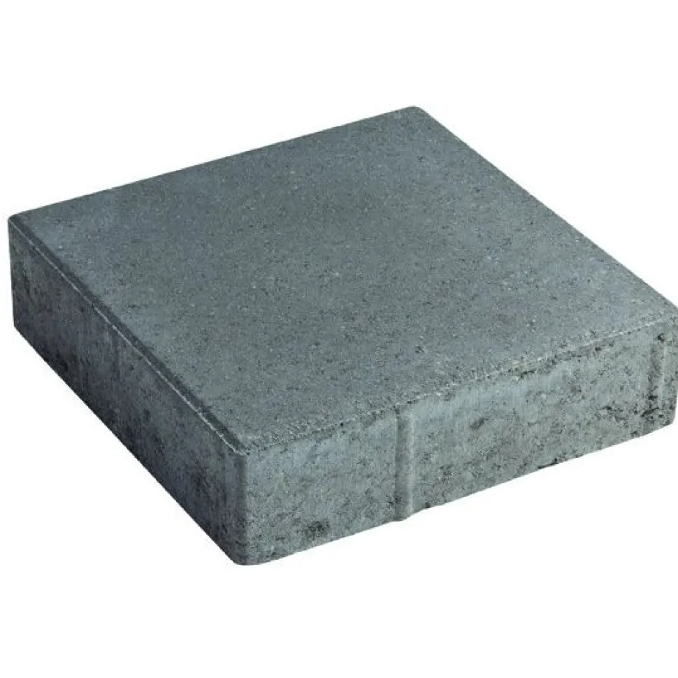 Pihakivi Lakka Katulaatta 80 278x278x80 mm musta