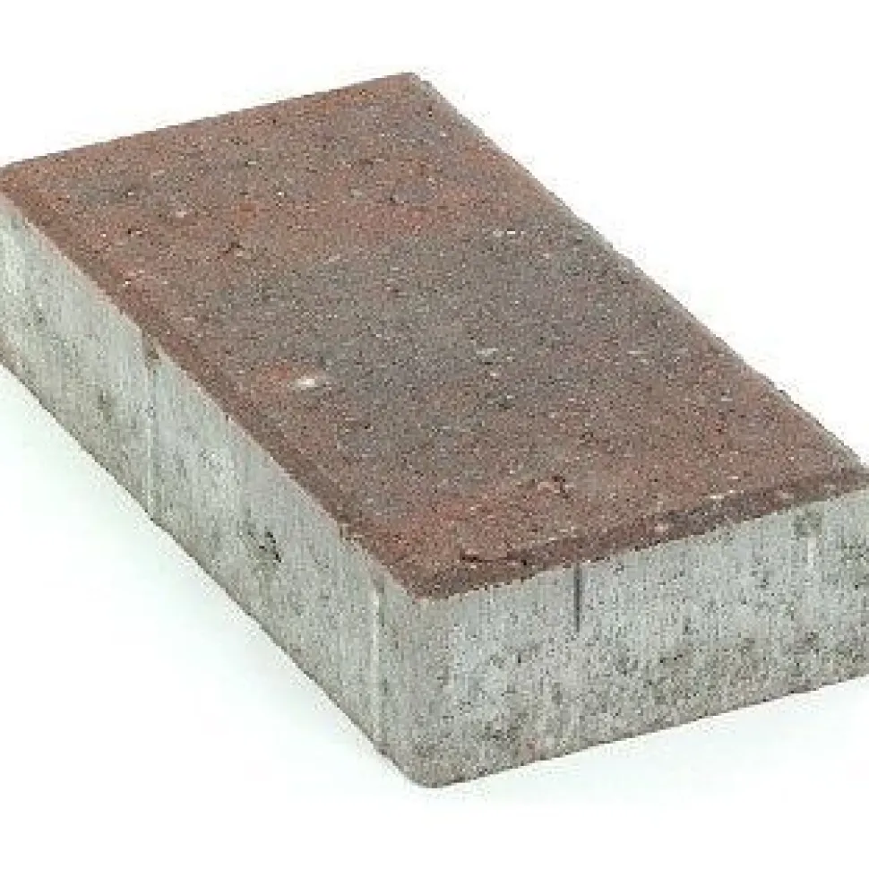 Pihakivi Rudus Kartanokivi 60 278x138x60 mm sileä punamusta