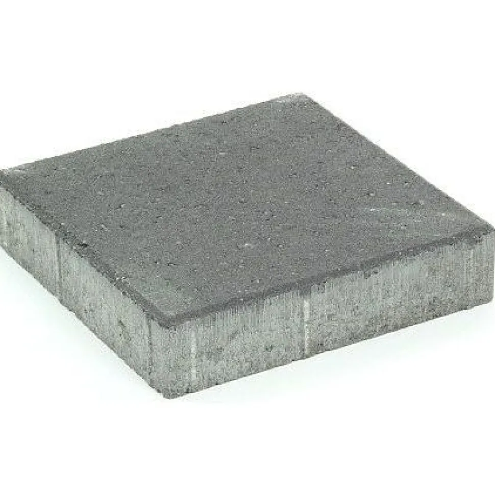Pihakivi Rudus Kartanolaatta 60 278x278x60 mm sileä musta