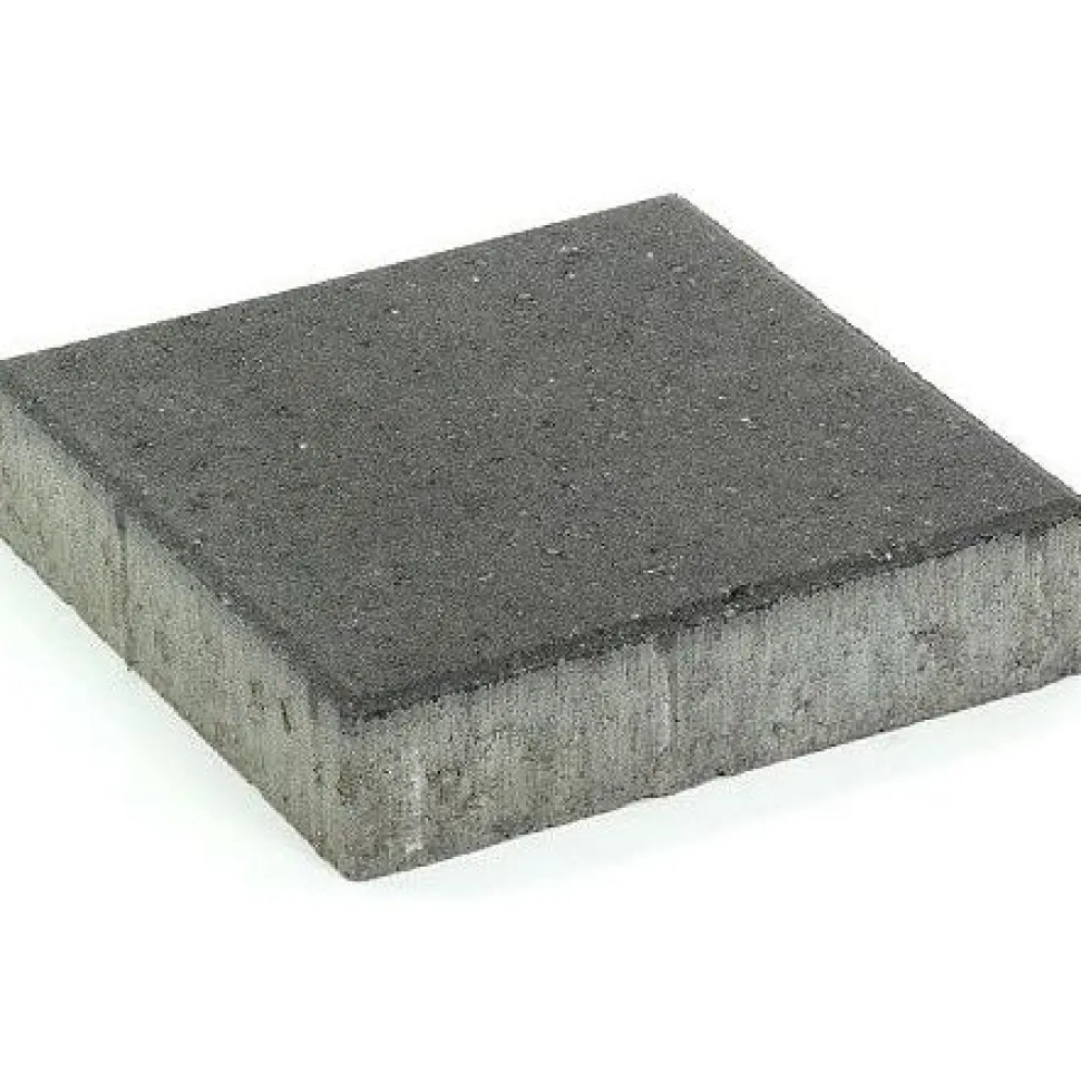 Pihakivi Rudus Kartanolaatta 80 278x278x80 mm sileä musta